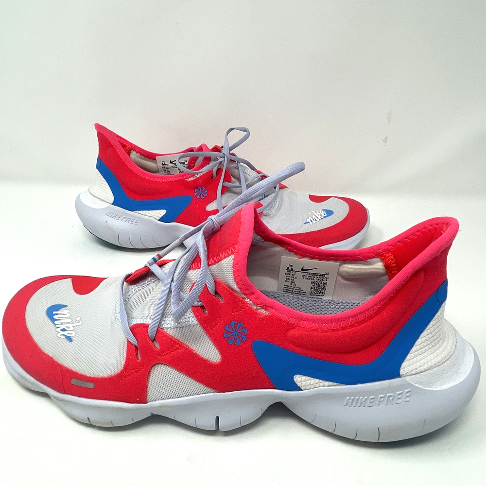 Nike Free RN 5.0 GS 'Red Orbit Blue Hero' SZ:US Women's Size 8.5 #CI1288-600